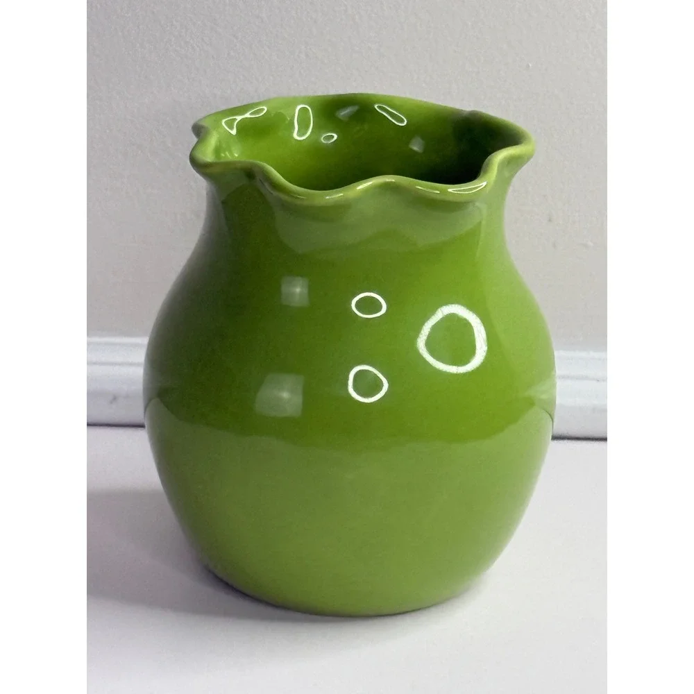 Crate & Barrel Green Vase by B. Eigen